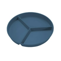 Luoshdecor 10 Inch Divided Plates Portion Control Plates,Round Dinner Bariatric Plates With 3 Compartments,Microwave and Dishwasher Safe