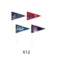 thumbnail image 1 of Luoshdecor 12 Piece Patriotic Cake Picks, Red White Blue Independence Day Toothpick Flags for Cupcake,Home Party Decor, 1 of 6