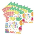 thumbnail image 1 of Luoshdecor 20-Count Happy Easter Napkins,Easter Eggs Printed Disposable Beverage Napkins for Buffet Table Settings, 1 of 6