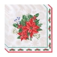 thumbnail image 1 of Luoshdecor 20 Pcs Christmas Paper Napkins Disposable Poinsettia Lunch Napkins,Decorative Xmas Dinner Hand Napkin for Party Wedding Supplies 6.5 in, 1 of 6