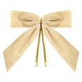 thumbnail image 1 of Luoshdecor 24Pcs Christmas Velvet Bows,3.5 in Vintage Gold Twist Tie Bows,for Garland Wreath Gift Wrapping Party DIY Decorations, 1 of 9