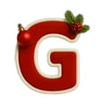 thumbnail image 1 of Luoshdecor 26 Letter Ornaments Christmas Tree Hanging,Cnte Xmas Hat Christmas Letter Tree Hanging Decor Xmas Alphabet for DIY Craft Ornaments (G), 1 of 6