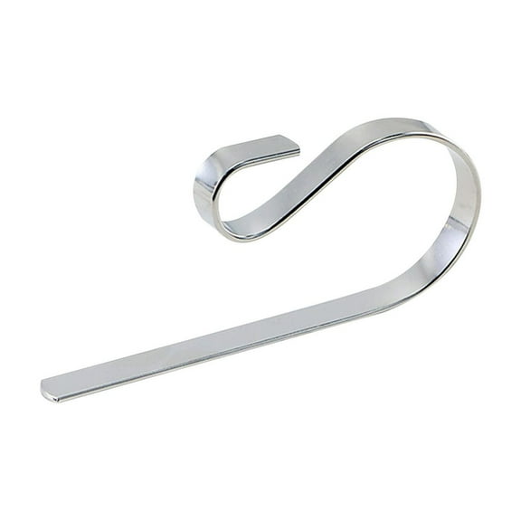 Luoshdecor 2Pcs Christmas Stocking Holders,Metal Xmas Fireplace Hanger Hooks Non-Slip Stocking Mantel Hooks for Christmas Party Decoration