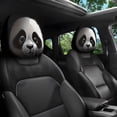 thumbnail image 1 of Luoshdecor 2Pcs Funny Cartoon Car Headrest Covers,Cute Funny Cartoon Eyes Car Headrest Covers for Front Seat Rest Decoration, 1 of 3