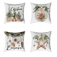 thumbnail image 1 of Luoshdecor 4Pcs Christmas Theme Pillow Cover, 18x18 in Winter Decorative Merry Christmas Home Throw Pillow Covers,Xmas Gift for Sofa, Bed,Decor, 1 of 6