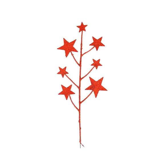 Luoshdecor 4th of July Decoration,Patriotic Sparkly Star Stem Picks Red White Blue Decoration for Independence Day Memorial Day Wedding Table Decor