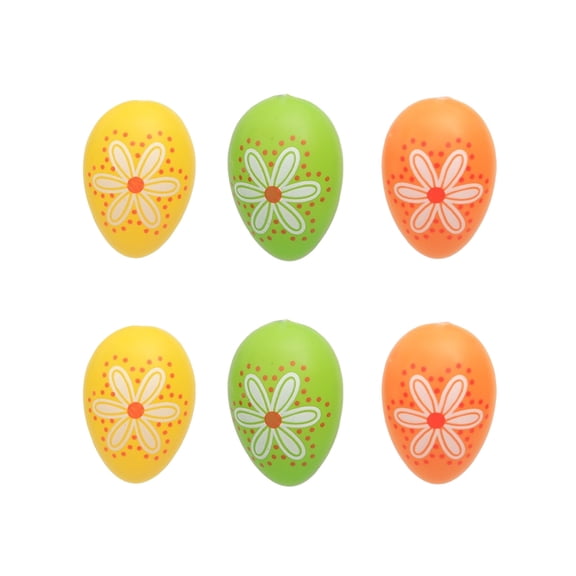 Luoshdecor 6Pcs Broken Egg Hanging Ornaments - Creative Cracked Design for Easter Home Tree Part Decor