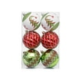 thumbnail image 1 of Luoshdecor 6Pcs Christmas Ball Ornaments 2025, Shatterproof Glitter Balls Hanging Ornaments for Holiday Party Decoration 3.15 in, 1 of 6