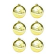 thumbnail image 1 of Luoshdecor 6Pcs Christmas Ball Ornaments,Gold Smooth Finish Tree Ball Ornaments,Shatterproof Xmas Hanging Ball for Holiday Home Wreath Party Decor 3.9 in, 1 of 9
