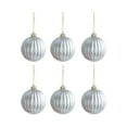thumbnail image 1 of Luoshdecor 6Pcs Christmas Ball Ornaments,Red White Polka Dots Stripes Tree Ball Ornaments,Shatterproof Xmas Hanging Ball for Holiday Home Wreath Party Decor 2.75 in, 1 of 7