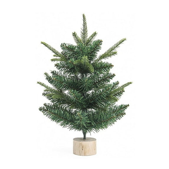 Luoshdecor Artificial Christmas Tree,Green Tabletop Christmas Tree with Stand,Xmas Gift for Indoor Holiday Home Decoration 13.7 in