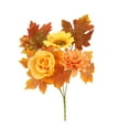thumbnail image 1 of Luoshdecor Artificial Flowers Fake Fall Leaves Stems with Sunflowers,Rose ,Autumn Flowers for Vase Thanksgiving Harvest Decoration, 1 of 6