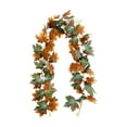 thumbnail image 1 of Luoshdecor Autumn Maple Leaf Garland,5.74Ft Hanging Vines Decor Foliage Garland for Artificial Home Thanksgiving Fireplace Decor, 1 of 6