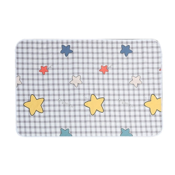 Luoshdecor Bed Pads for Incontinence,Cotton Washable Waterproof Bed Sheets Pee Pads for Kids and Pets, Travel 59"x39"