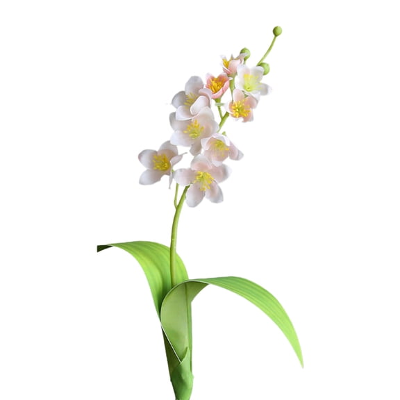 Luoshdecor Bell Flowers Wind Chime Orchid Wedding Bouquet,Artificial Lily of The Spring for Home Garden Wedding Party Decor