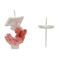 thumbnail image 1 of Luoshdecor Birthday Candles Numbers 3 in ,Pink Glitter Butterfly Birthday Candles for Cake Topper with Sequins for Anniversary Celebration Party Supplies (3), 1 of 6