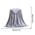 thumbnail image 1 of Luoshdecor Blanket Super Soft Cozy Throw Blanket for Couch,Lightweight Fuzzy Comfy Textured Flannel Blanket Warm Plush Throw Blankets for Couch, Sofa, Bed, Car, 1 of 3