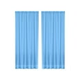 thumbnail image 1 of Luoshdecor Blue Sheer Curtains,52x84 in Lightweight Window Sheer Curtains for Kitchen Bedroom Living Room Sunlight Filtering, 1 of 6
