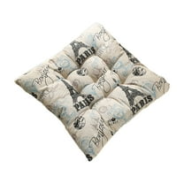 Luoshdecor Bohemian Chair Pad,Square Plaid Seat Cushion for Dining Chairs, Office Chair, Car,Patio,15.7 in