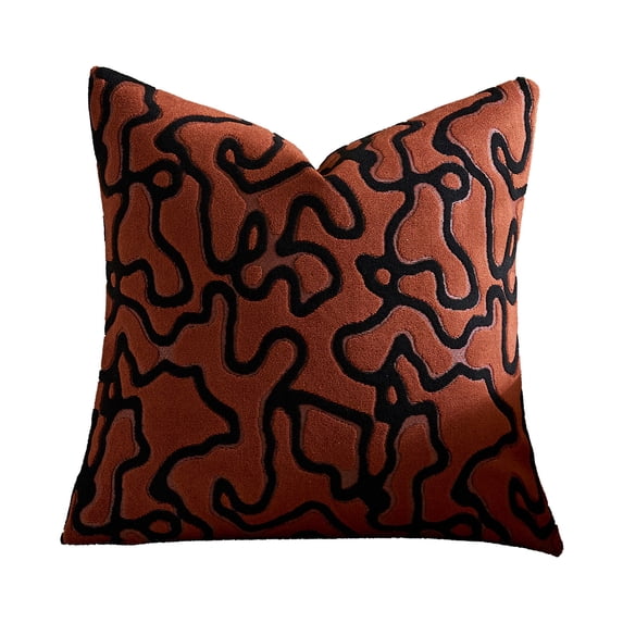 Luoshdecor Boho Pillow Covers 18x18 in,Geometric Striped Decorative Throw Pillow Cover for Couch Sofa Bed