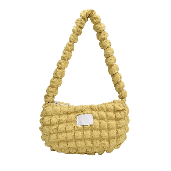 Luoshdecor Bubble Shoulder Bag for Women,Puffer Quilted Tote Bag, Lightweight Soft Cloud Wallet for Vacation, Travel, Daily Using