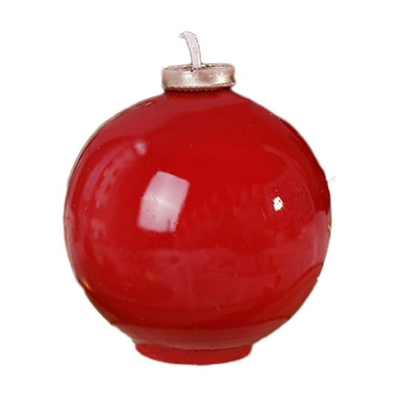 Luoshdecor Christmas Ball Candles-Christmas Scented Fun Round Ball Candle,Holiday Winter Gift for Wedding Party Xmas Table Decor 2.7 in