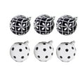 thumbnail image 1 of Luoshdecor Christmas Ball Ornaments,2.36 in Black White Christmas Tree Ornaments Hanging Dot Stripe Ball for Tree Home Wedding Holiday Party Decor, 1 of 6