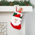 thumbnail image 1 of Luoshdecor Christmas Decoration,Christmas Stockings,Xmas Santa Deer Snowman Stockings for Tree Home Decor 8 in, 1 of 6