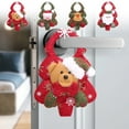 thumbnail image 1 of Luoshdecor Christmas Door Hanger Decorations, Cute Plush Santa Snowman Elk Holiday Doorknob Ornament for Home Hotel Bedroom Door Decor 6.3 in, 1 of 6