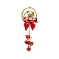 thumbnail image 1 of Luoshdecor Christmas Door Hanger with Jingle Bells,11.8 in Door Hanging Ornaments Wall Decorations, 1 of 6