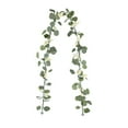 thumbnail image 1 of Luoshdecor Christmas Eucalyptus Garland with White Flower ,Artificial Greenery Leaves Garland for Table, Mantle, Wall, Indoor, Christmas Decorations 68.7 in, 1 of 6