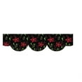 thumbnail image 1 of Luoshdecor Christmas Fireplace Scarf, WInter Poinsettia Forest Sonw Scarf for Home Fireplace Decor 78.7 in, 1 of 5