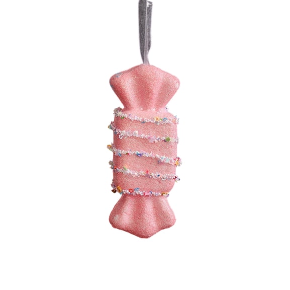 Luoshdecor Christmas Foam Ornament,Macaron Candy Cake Hanging Pendant Decoration for Tree Party Home Supplies