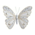 thumbnail image 1 of Luoshdecor Christmas Glitter Butterfly Ornament,Sliver Christmas Tree Double-layer Butterfly Decorations for Xmas Tree Wreaths Party Wedding Decor, 1 of 6