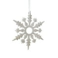 thumbnail image 1 of Luoshdecor Christmas Glitter Ornament ,White Holiday Butterfly Elk Star Hanging Decorations for Tree Wedding Party Ornaments 5.9 in, 1 of 7