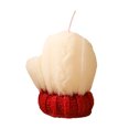 thumbnail image 1 of Luoshdecor Christmas Glove Candles 2.75 in, Weave Embossed Scent Candle,Holiday Gift for Home Dinner Wedding Festival Party Decoration, 1 of 6
