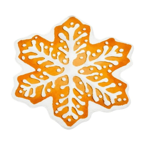 Luoshdecor Christmas Indoor Decoration Rug Mat,Thick Absorbent Xmas Plush Tree Snowflakes Bow Shape Mats,Xmas Gift for Bath Livingroom 15.7x23.6 in