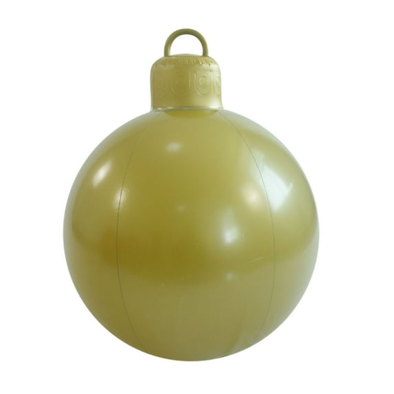 Luoshdecor Christmas Inflatable Ball Decorations,24 in Blow Up Giant Christmas Ball Ornaments, for Holiday Outdoor Garden Yard Decor