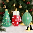 thumbnail image 1 of Luoshdecor Christmas Inflatable Ball Outdoor Decoration,Giant 30 in Gloves Bell Pine Outdoor PVC Xmas Ornaments for Garden Yard Patio Decorations, 1 of 8