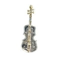thumbnail image 1 of Luoshdecor Christmas Ornament,Plastic Glitter Clear Violin Holiday Tree Hanging Decorations for Indoor Outdoor Party Home Decor, 1 of 4