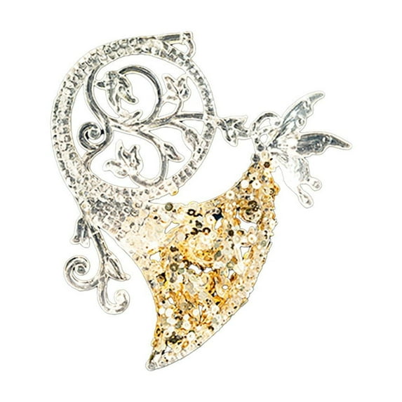 Luoshdecor Christmas Ornament,Plastic Glitter Musical Clear Holiday Tree Hanging Decorations for Indoor Outdoor Party Home Decor