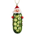 thumbnail image 1 of Luoshdecor Christmas Pickles Tree Ornament ,Acrylic Funny Green Cucumber Festive Holiday Décor,for Family Holiday Xmas Tree Decor, 1 of 5