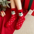 thumbnail image 1 of Luoshdecor Christmas Socks Warm Winter Cozy Socks,Holiday Fuzzy Stocking for Home Holiday Accessories 13.8 in, 1 of 6