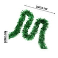 thumbnail image 1 of Luoshdecor Christmas Tinsel Twist Garland,Plastic Metallic Banner Wall Hanging Streamers Foil Tinsel Garland for Christmas Tree Birthday Party Decorations 78.7 in, 1 of 4