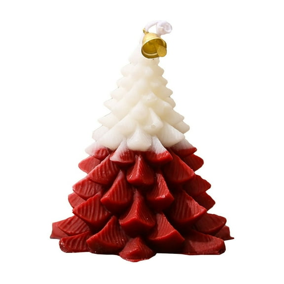 Luoshdecor Christmas Tree Candle,3.5 in Winter Christmas Pine Tree Gift Candles for Wedding Home Table Decor
