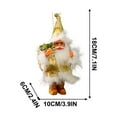 thumbnail image 1 of Luoshdecor Christmas Tree Decoration,Plush Santa Claus Figurine Fun Christmas Hanging Ornament for Holiday Winter Home Table Xmas Party, 1 of 6