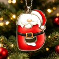 thumbnail image 1 of Luoshdecor Christmas Tree Ornaments Initial,Personalized Santa Claus Style Alphabet Pendant Decorations,Suitable for Xmas Gift Giving,(B), 1 of 6