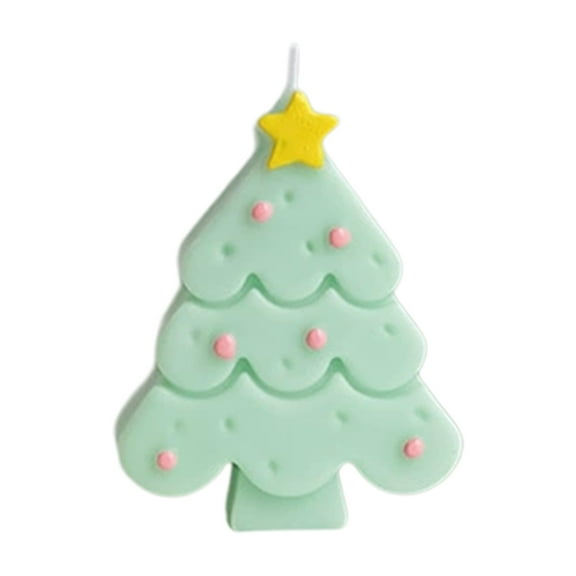 Luoshdecor Christmas Tree Scented Candles-Christmas Pine Tree Candle,Holiday Winter Gift for Wedding Party Xmas Table Decor 3.35 in