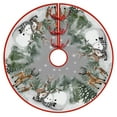 thumbnail image 1 of Luoshdecor Christmas Tree Skirt,Xmas Tree Mat Decoration,Winter Holiday Gift Xmas Tree Skirt for Holiday Party Indoor House Decor 30 in, 1 of 8