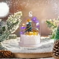 thumbnail image 1 of Luoshdecor Christmas Xmas Tree Snow Globes Light,Clear Snow Globe Ornament for Winter Home Wonderland Party Decor 4.3 in, 1 of 6